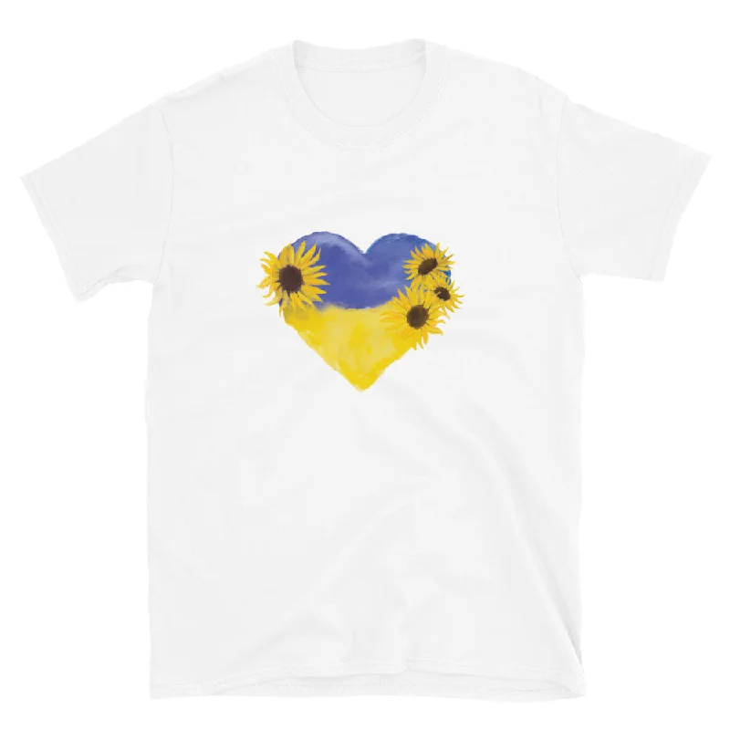 Pet ProductsLove For Ukraine Sunflowers T-Shirt