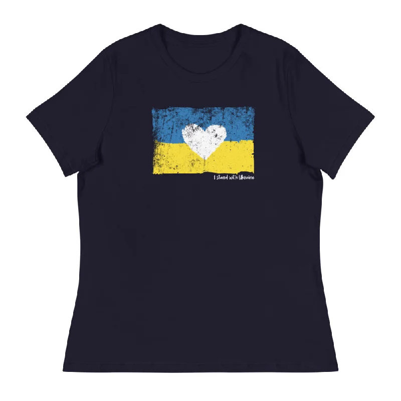 - ​​Christmas pet Christmas clothingI Stand With Ukraine Women's Relaxed T-Shirt