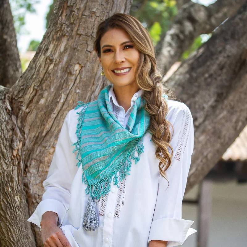 - Solid wood cat climbing frame customizedSweet Stripes in Turquoise Handwoven Cotton Scarf in Turquoise and Smoke from Mexico - Solid wood cat climbing frame customizedSweet Stripes in Turquoise Handwoven Cotton Scarf in Turquoise and Smoke from Mexico