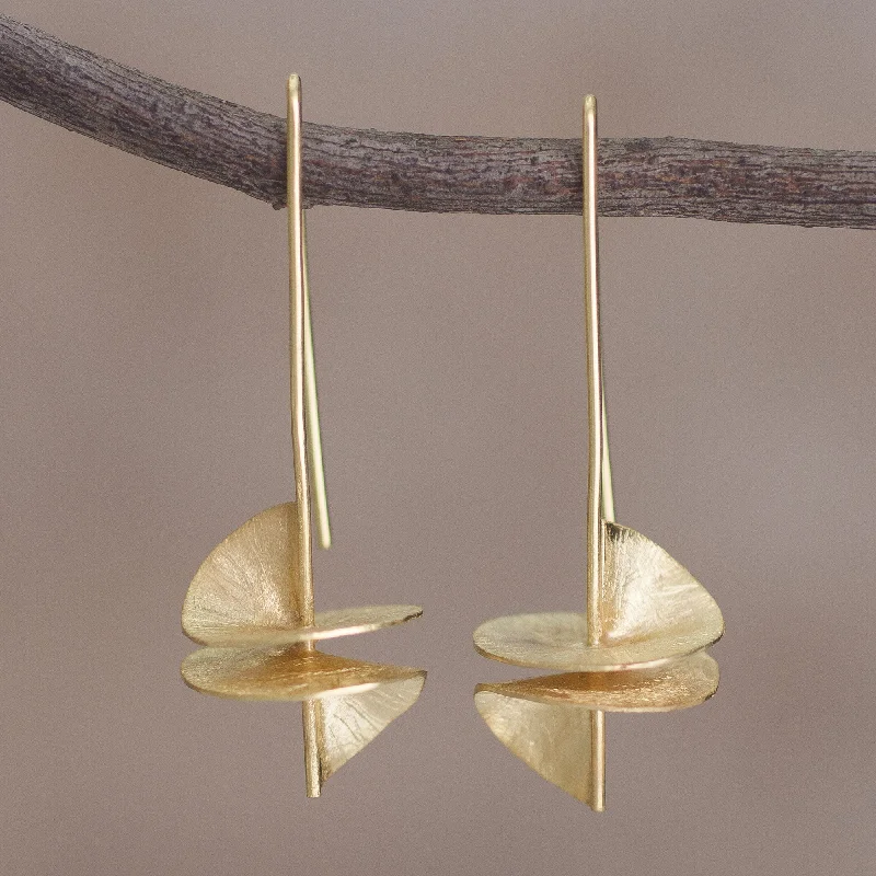 - Christmas pet Christmas clothingSeductive Spirals Modern Gold-Plated Sterling Silver Drop Earrings from Peru - Christmas pet Christmas clothingSeductive Spirals Modern Gold-Plated Sterling Silver Drop Earrings from Peru