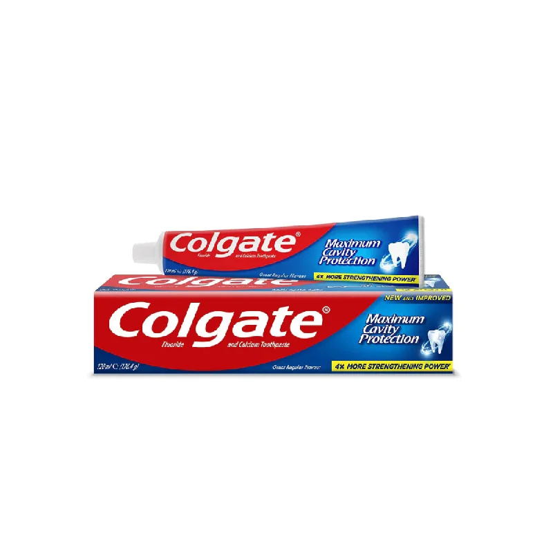 ---COLGATE TOOTH PASTE MAXIMUM CAVITY PROTECTION 120 ML