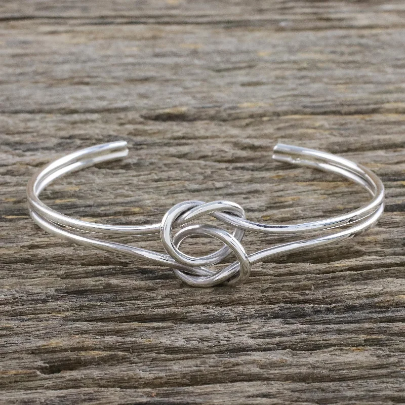 - Cat anti-jump window safety netHappy Together Sterling Silver Wire Cuff Bracelet with Center Knot