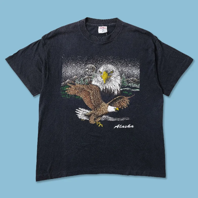 - Dog disposable foam shower gelVintage Alaska Eagle T-Shirt Large
