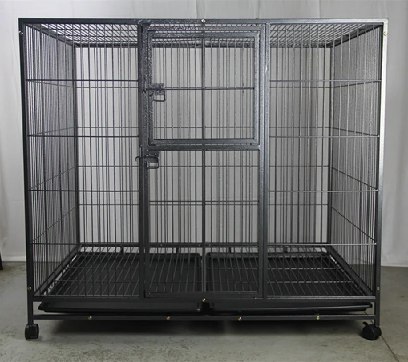 ---YES4PETS XXL Pet Dog Cat Parrot Cage Metal Crate Kennel Portable Puppy Cat Rabbit House