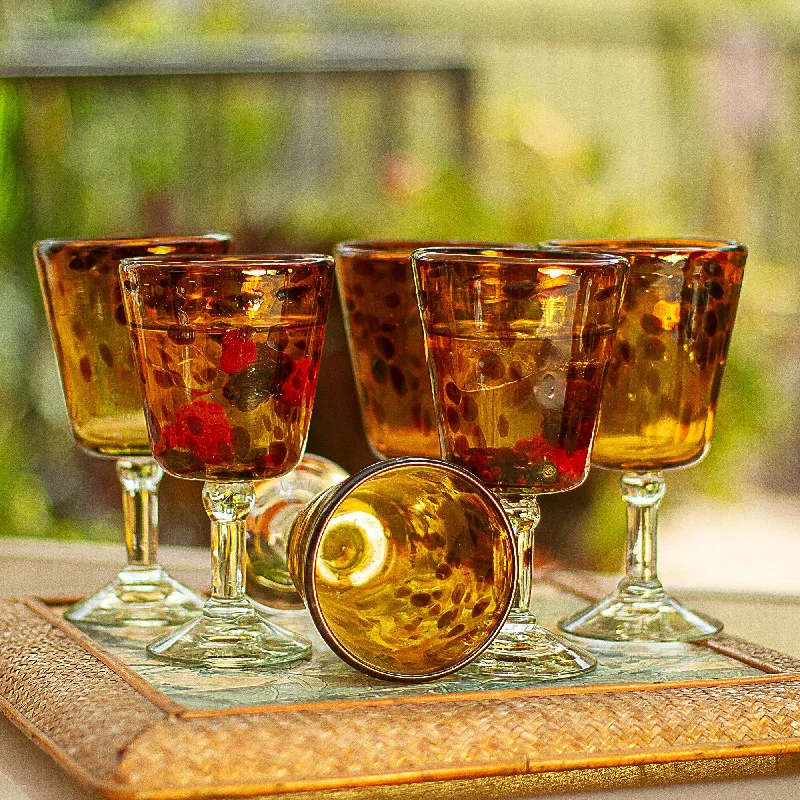 - Solid wood cat climbing frame customizedTortoise Shell Fair Trade Handblown Wine Glasses Set of 6 Mexico