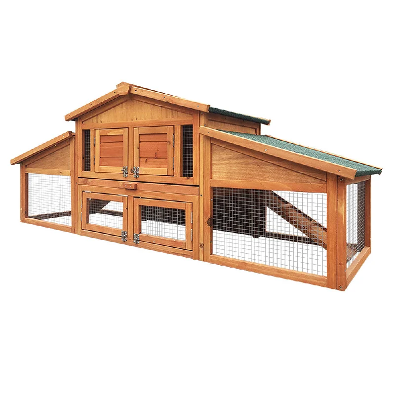 - Rabbit grass rack to prevent waste food boxi.Pet Chicken Coop Rabbit Hutch 169cm x 52cm x 72cm Large House Outdoor Wooden Run Cage - Rabbit grass rack to prevent waste food boxi.Pet Chicken Coop Rabbit Hutch 169cm x 52cm x 72cm Large House Outdoor Wooden Run Cage
