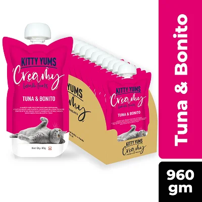 - Dog anti-slip matKitty Yums Lickable Tuna & Bonito Creamy Cat Treat