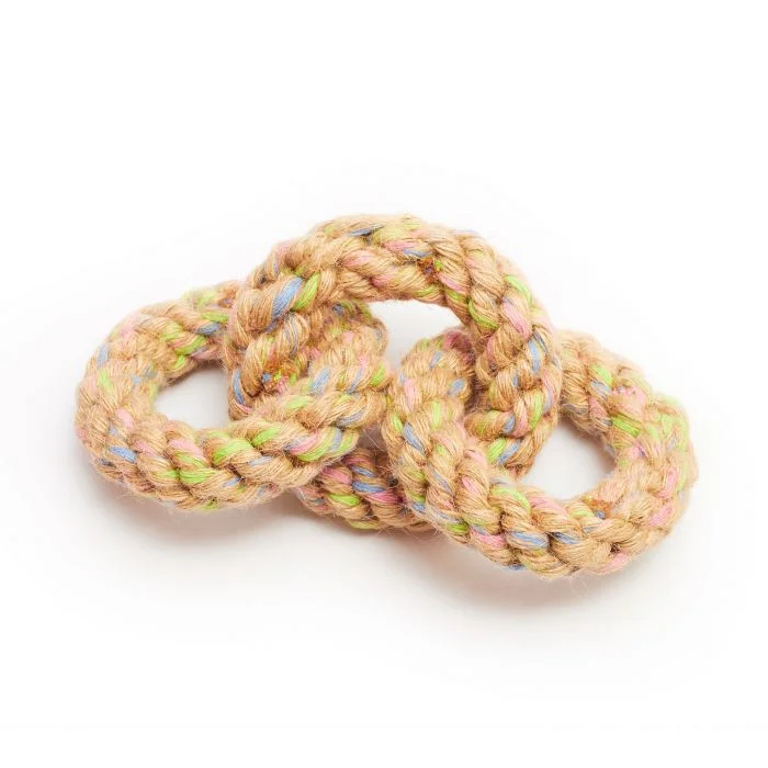 - How to choose pet toysPet London - Hemp Triple Ring