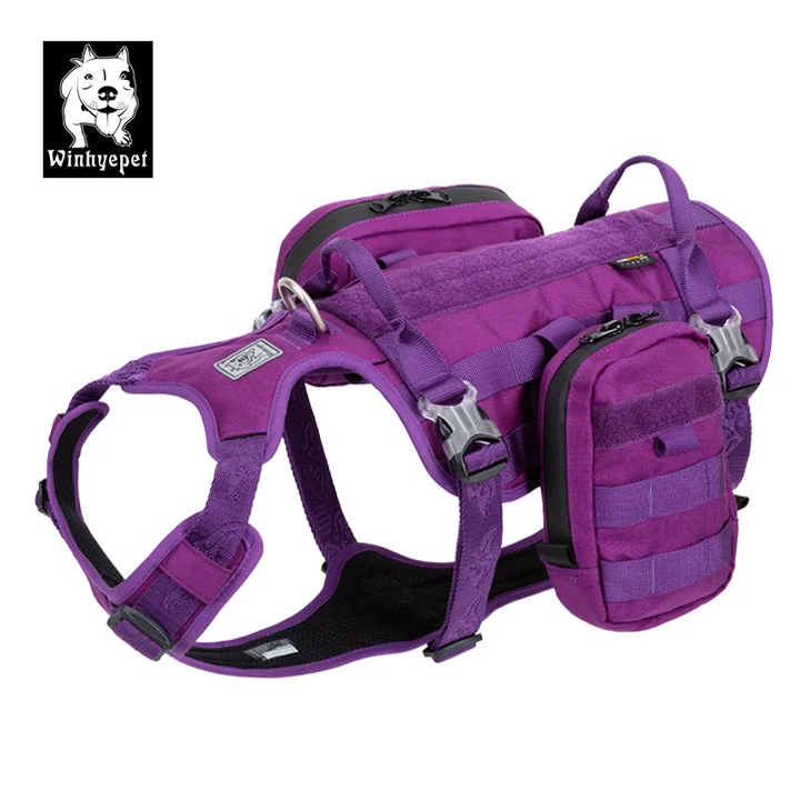- Pet fence foldable indoorWhinhyepet Military Harness Purple XL