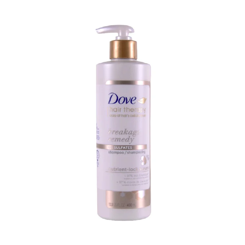 - Dog disposable foam shower gelDOVE SHAMPOO BREAKAGE REMEDY HAIR THERAPY 400 ML