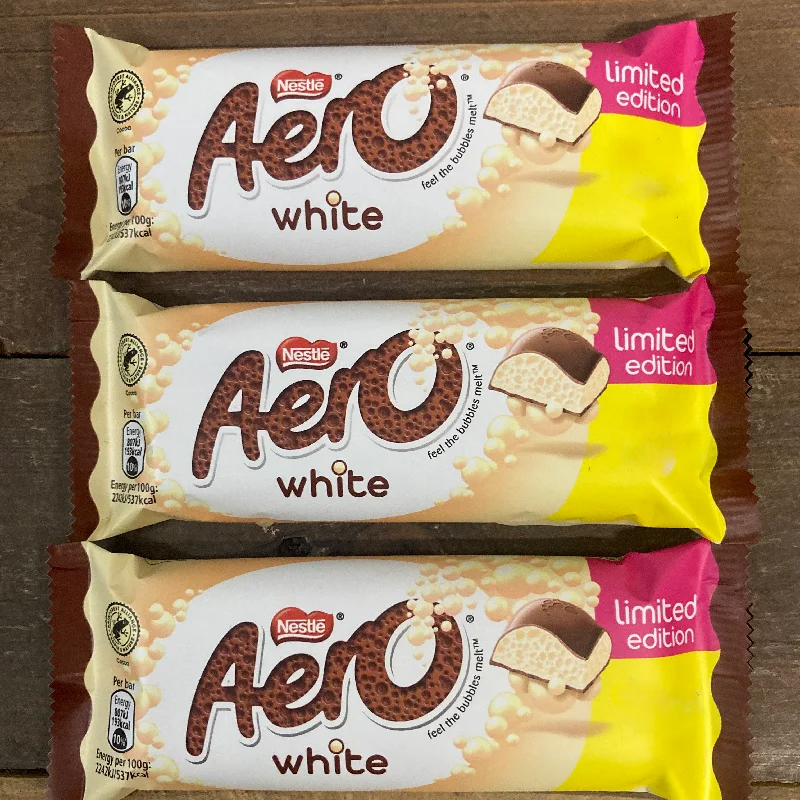 - Pet vitamin complex nutrition tablets12x Aero White Milk Chocolate Bars (12x36g)