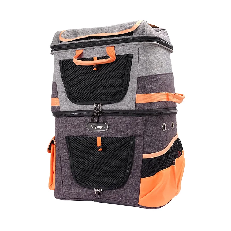  -Splash-proof food bowl AND Anti-choking slow food bowlbiyaya Two-tier Pet Backpack