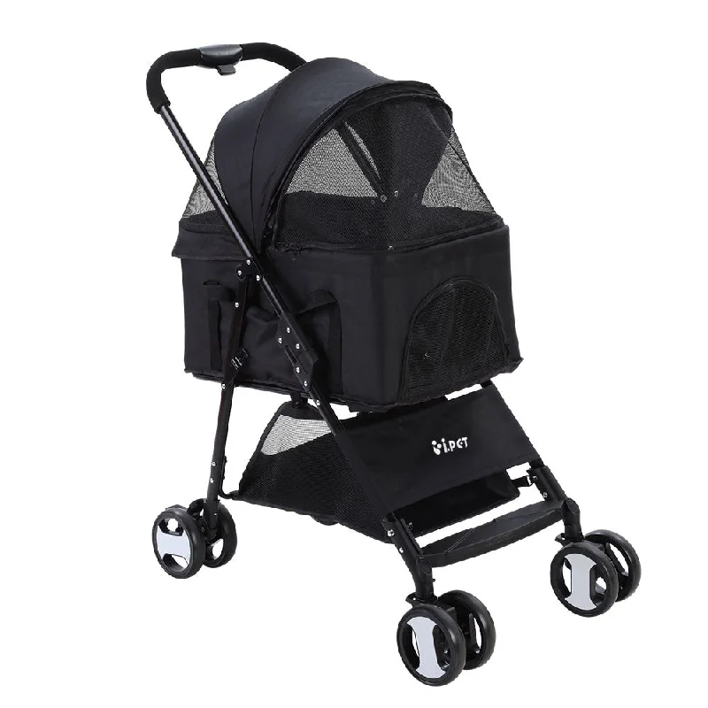 - Smart cat litter box with automatic cleaningi.Pet Pet Stroller Dog Pram Cat Carrier Travel Large Pushchair Foldable 4 Wheels Black