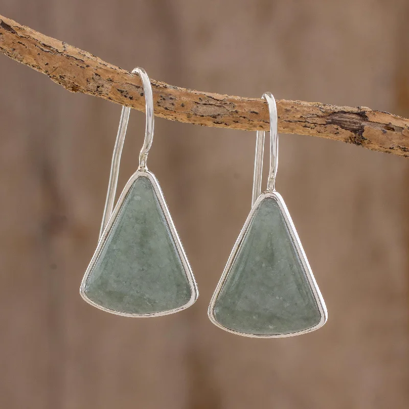 - Organic cotton dog bibsApple Green Mayan Triangles Apple Green Triangular Jade Earrings from Guatemala