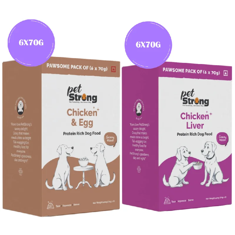  -Non-contact cat thermometerPetStrong Chicken and Egg & Chicken Liver in Gravy Wet Food for Dogs Combo