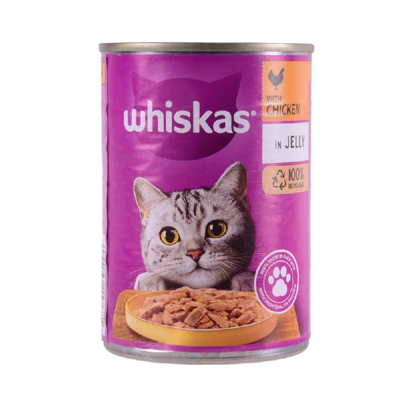 - Rabbit grass rack to prevent waste food boxWHISKAS CAT FOOD JELLY CHICKEN IN JELLY TIN 400 GM