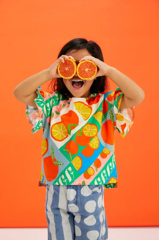 - Pregnant cat delivery room warming boxOranges Kids Tee