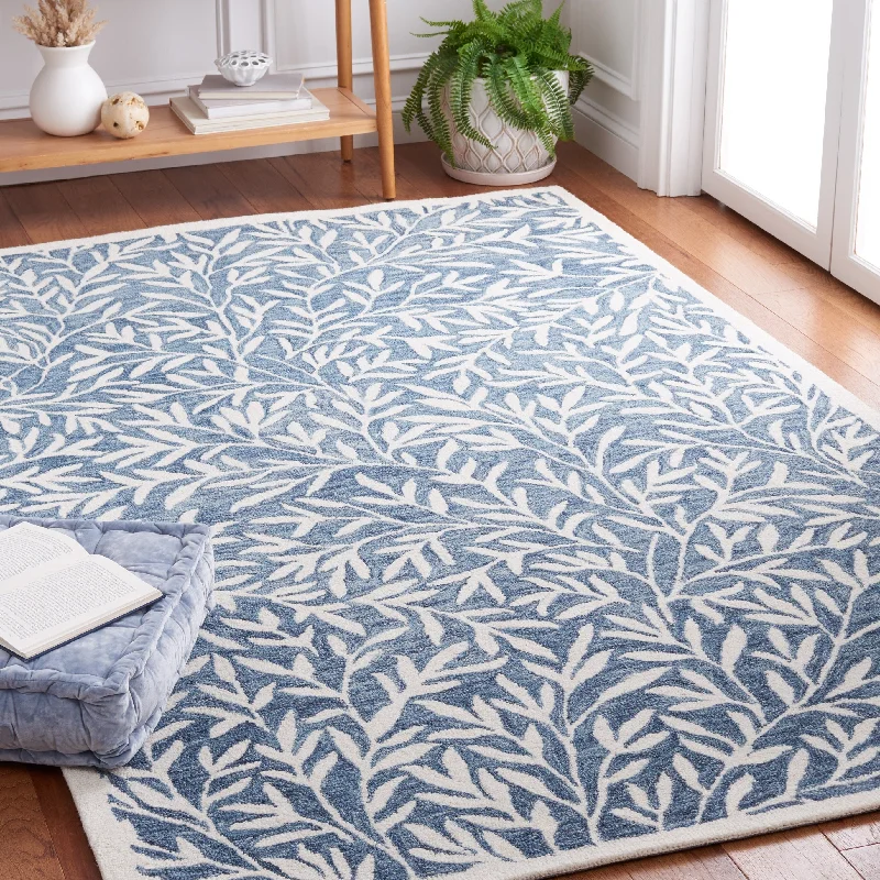Blue/Ivory