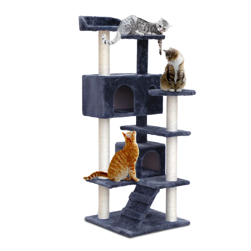 - Hamster silent running wheel to prevent chewingi.Pet Cat Tree 134cm Tower Scratching Post Scratcher Wood Condo House Bed Grey - Hamster silent running wheel to prevent chewingi.Pet Cat Tree 134cm Tower Scratching Post Scratcher Wood Condo House Bed Grey