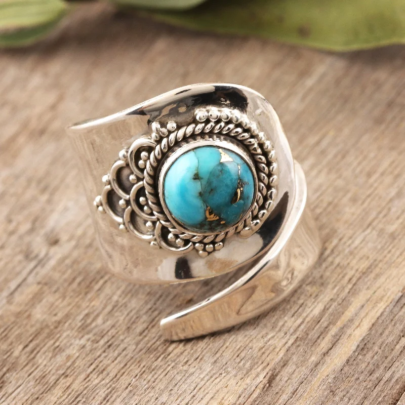 - Hamster silent running wheel to prevent chewingMermaid Scales Composite Turquoise and Sterling Silver Wrap Ring