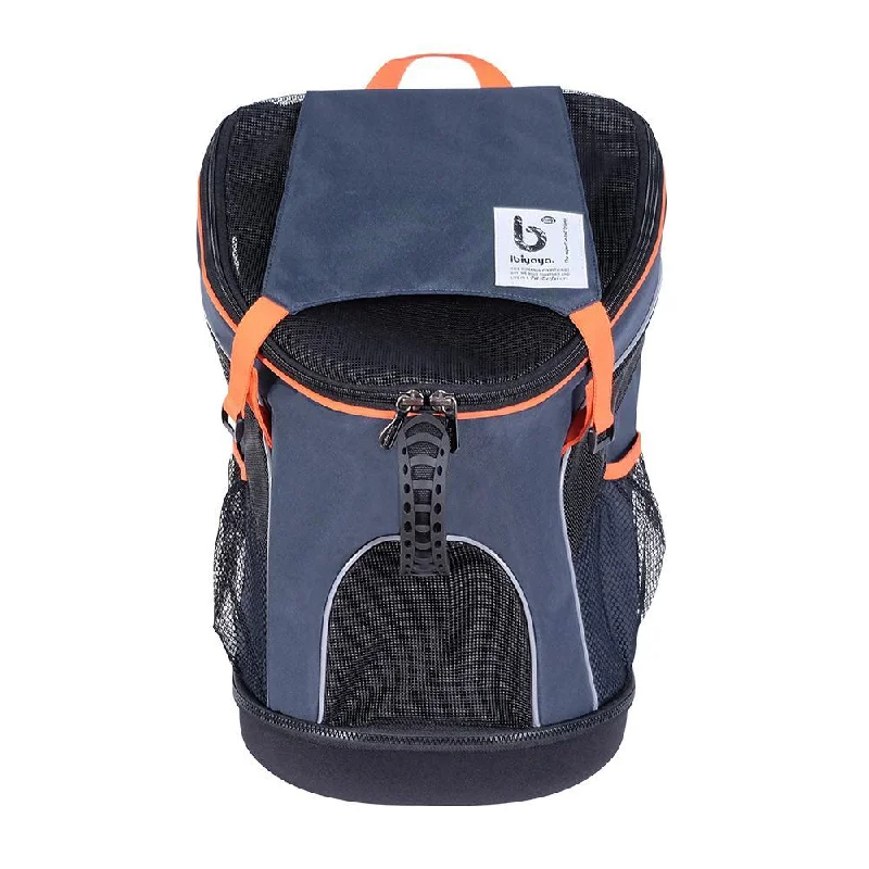 - Foldable and portable cat bagIbiyaya Ultralight Backpack Pet Carrier - Navy Blue