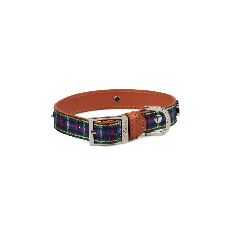 - Air box TSA certified check-inHighland blue Tartan Dog Collar Medium