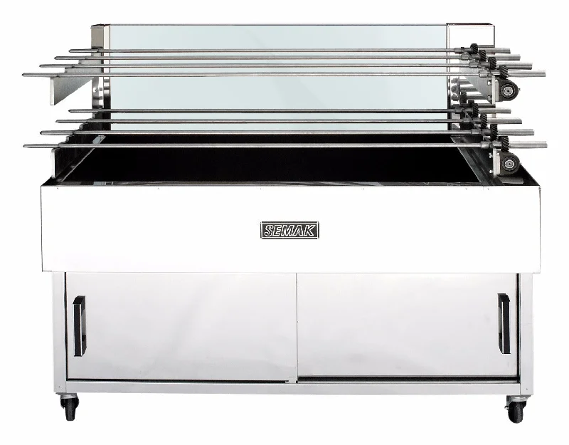 - Foldable and portable cat bagM28C2S 2 Tier Showcooking Charcoal Rotisserie
