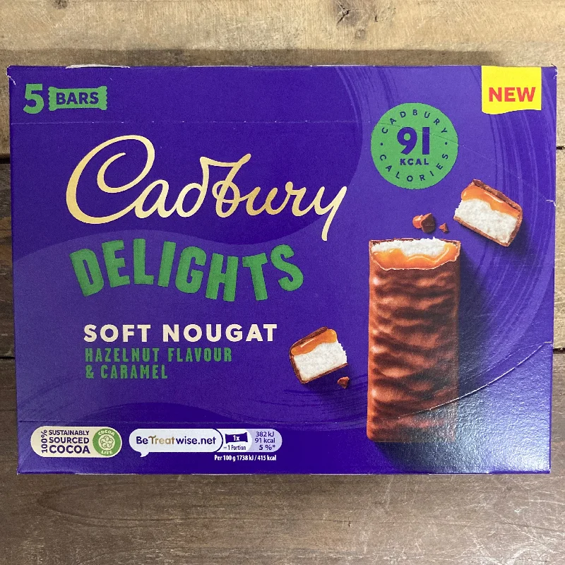 - Summer pet ice mat10x Cadbury Delights Hazelnut Caramel Chocolate Nougat Bars (2 Packs of 5 Bars)