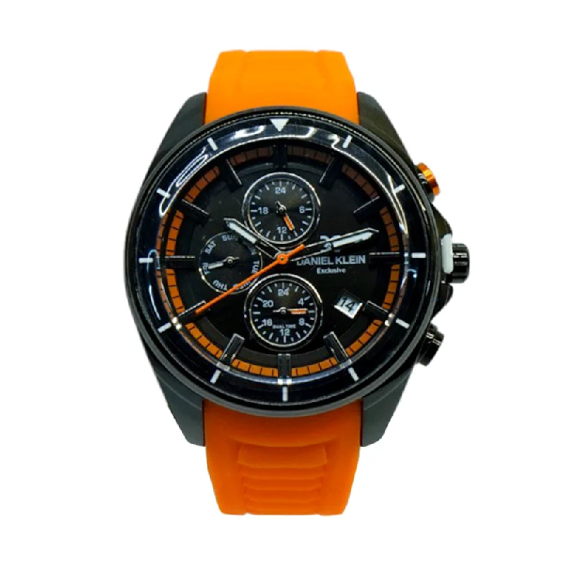 - ​​Pet toys under    yuanDANIEL KLEIN WATCH DK.1.13551-5/G/PVC ORNG/BK/MF BK/OADM