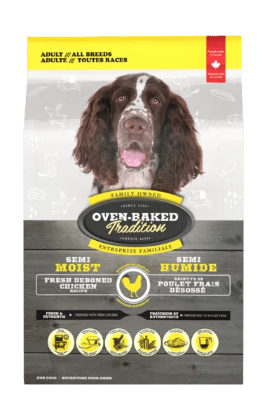- High protein dog foodOven-Baked Tradition Dog Semi-Moist Chicken 20 lb