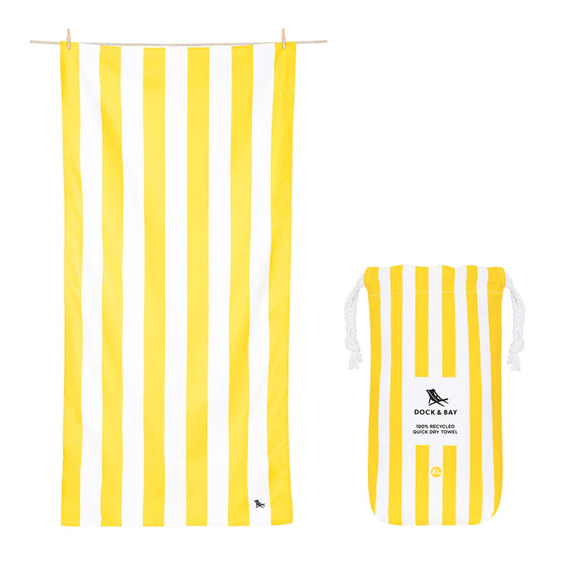 - Summer pet ice matExtra Large Beach Towel Boracay Yellow - Cabana Collection