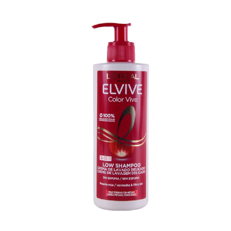 - Foldable and portable cat bagLOREAL ELVIVE LOW SHAMPOO COLOR VIVE PUMP 400 ML