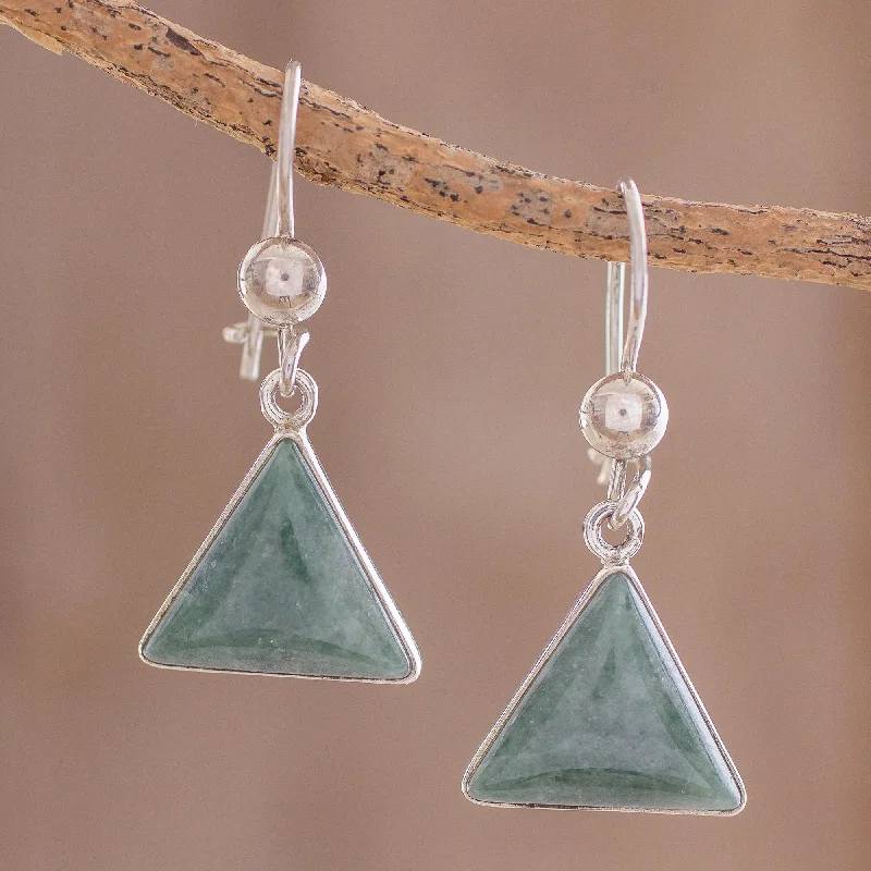 - Deodorizing cat litter tofu litterGreen Triangle of Life Green Triangular Jade Dangle Earrings from Guatemala - Deodorizing cat litter tofu litterGreen Triangle of Life Green Triangular Jade Dangle Earrings from Guatemala