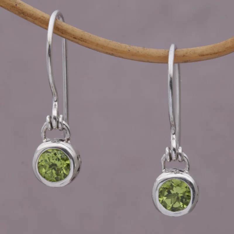 - ​​Christmas pet Christmas clothingGlowing Paws Peridot and Sterling Silver Dangle Earrings from Bali