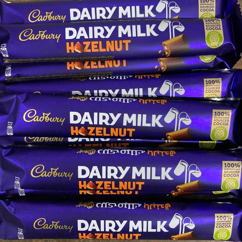 - Winter dog thick down jacket12x Cadbury Dairy Milk Hazelnut Chocolate Bars (12x22g)