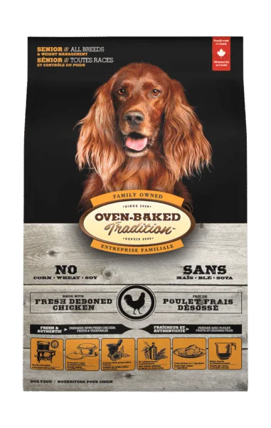 - Special food for puppiesOven-Baked Tradition Dog Senior 25 lb
