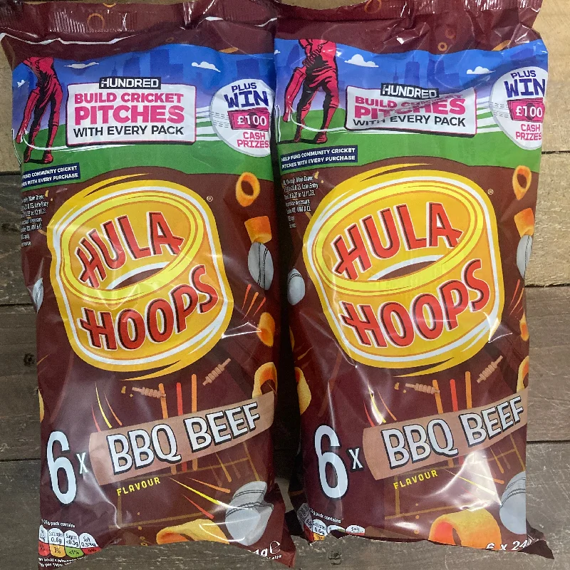 - Dog anti-slip mat12x Hula Hoops BBQ Beef Potato Rings (2 Packets of 6x24g)