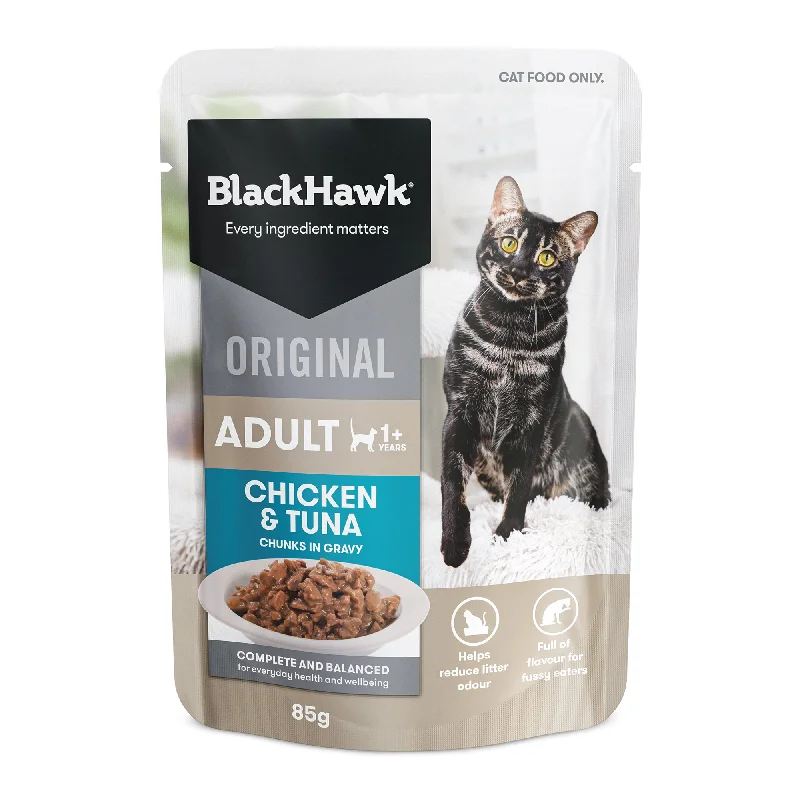    - Cat food discounts and promotions  Black Hawk Chicken & Tuna Gravy Adult Wet Cat Food
