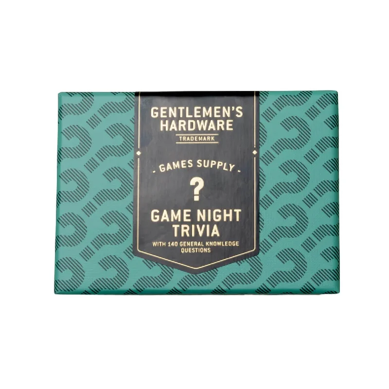 - Cat stress soothing sprayGentlemen's Hardware Game Night Trivia
