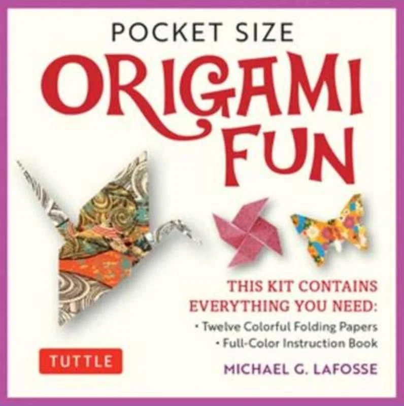 - Foldable and portable cat bagPocket Size Origami Fun Kit