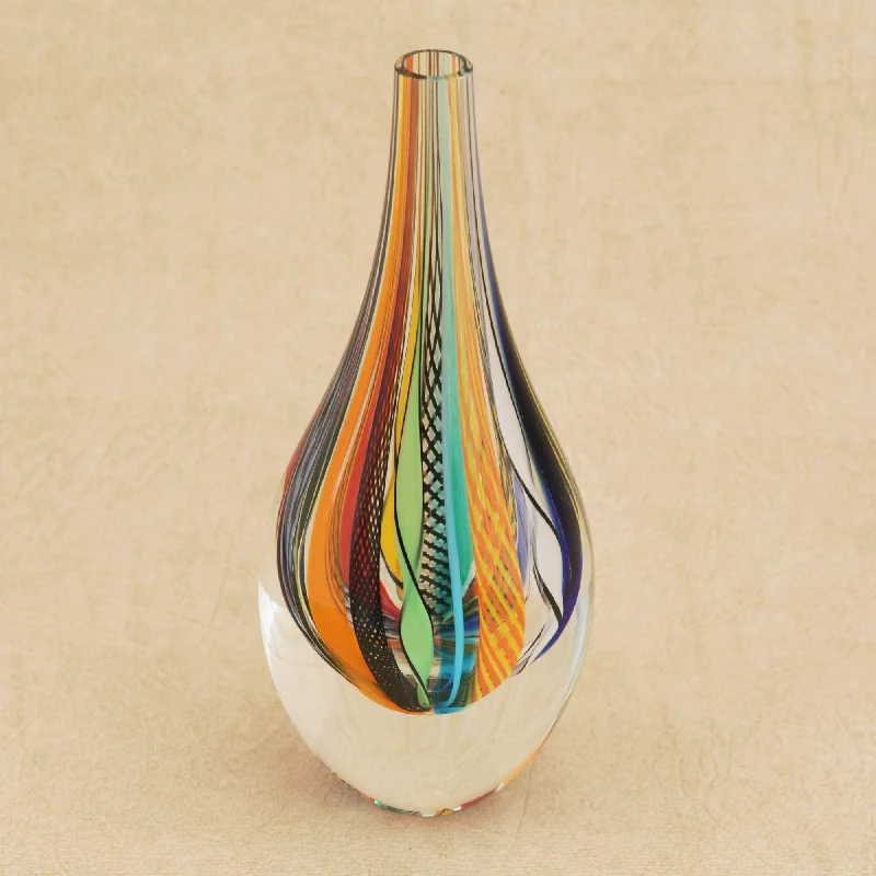- Dog heart rate monitoring collarColor Cascade Murano-Style Colorful Art Glass Vase (9 Inch)