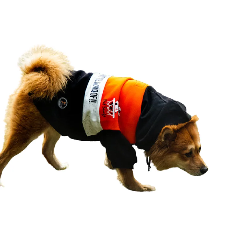 - Dog heart rate monitoring collarPet Snugs You Had Me At Woof Sweatshirt for Dogs (Orange White & Black)