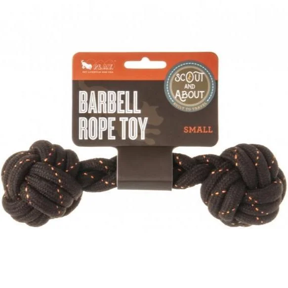 - Rabbit toy selectionP.L.A.Y - Scout & About - Barbell Rope Dog Toy