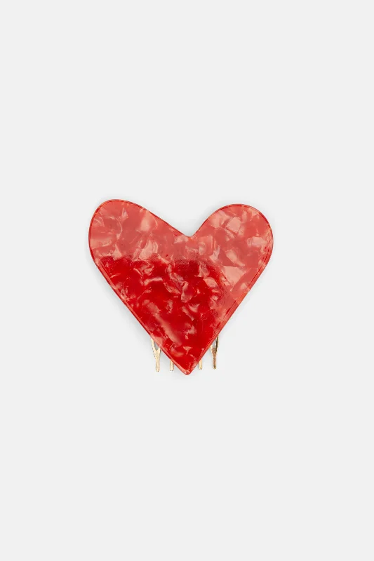 - Summer pet ice matRed Heart Hair Comb