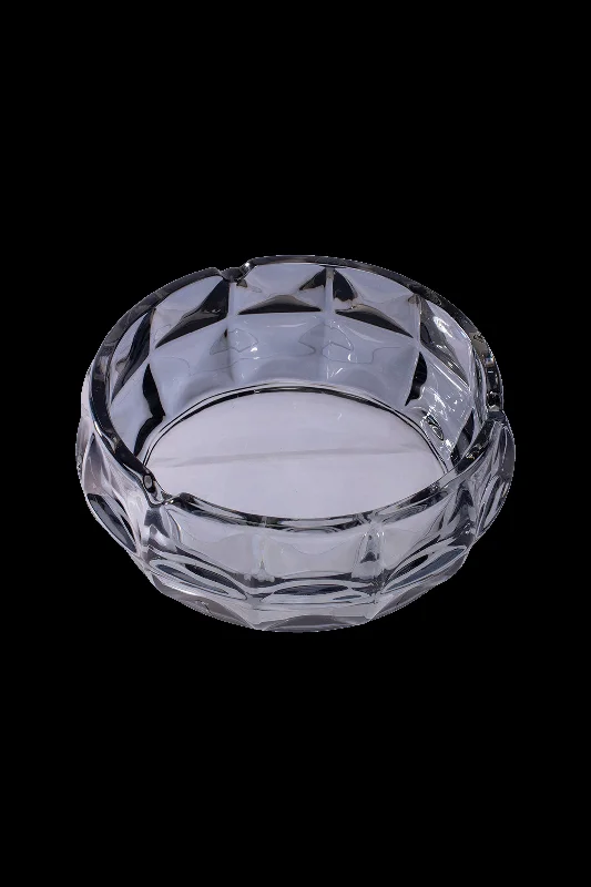- Pet tear stain cleaning wipesFujima Exquisite Faceted Glass Ashtray - Clear Smoke