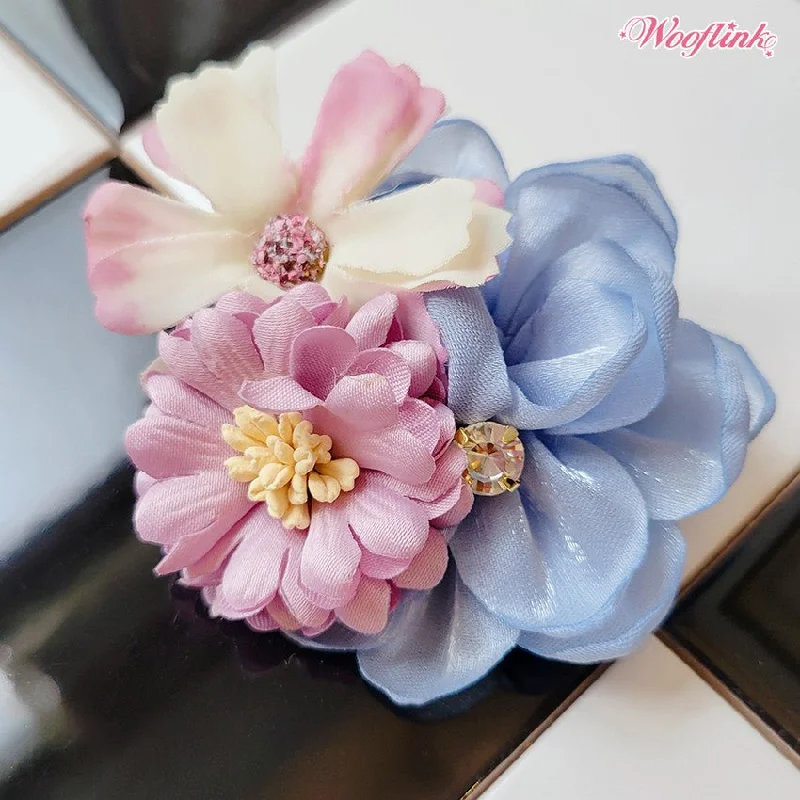 Classification by material or design:Wooflink Where Flowers Bloom Hairbow in 2 Colors