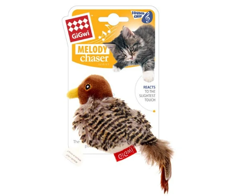  -Splash-proof food bowl AND Anti-choking slow food bowlGiGwi Melody Chaser Bird Cat Toy