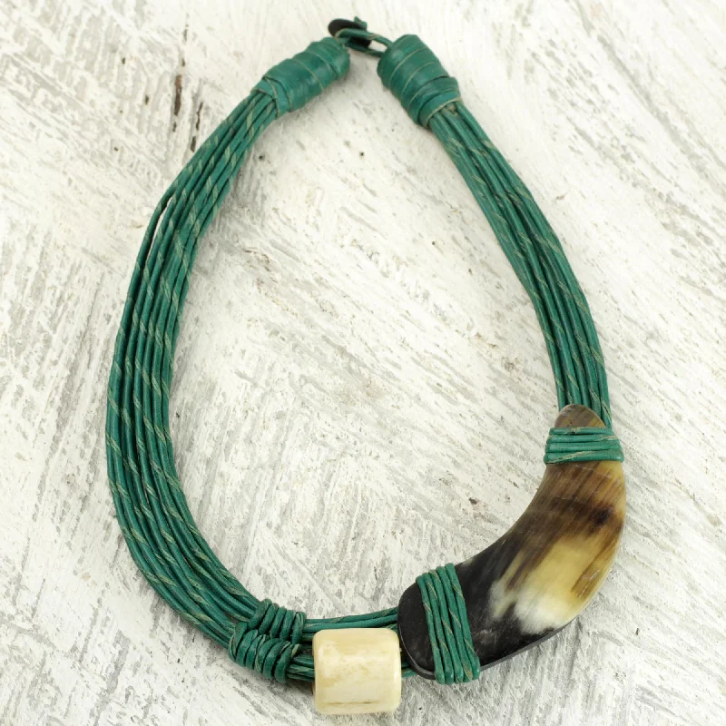 - Pet toys under yuanSougri Green Horn and Bone Recycled Beads Necklace Fair Trade Jewelry - Pet toys under yuanSougri Green Horn and Bone Recycled Beads Necklace Fair Trade Jewelry