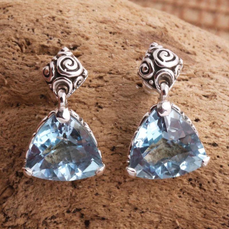 - Dog disposable foam shower gelMystic Trinity Blue Topaz Sterling Silver Dangle Earrings - Dog disposable foam shower gelMystic Trinity Blue Topaz Sterling Silver Dangle Earrings