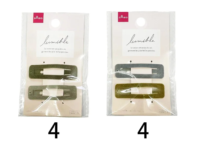 - Postoperative pet anti-licking Elizabethan collarHair Pin -Velour Feel - 2 Pcs. - Lumifle-